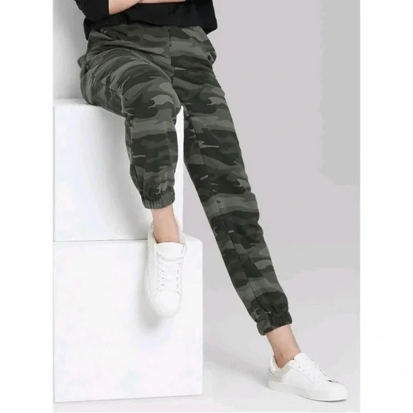 wild fable Pants Jumpsuits Wild Fable Womens Camo Print High